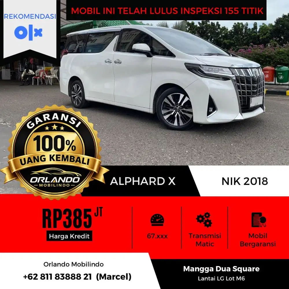 Toyota Alphard X 2.5 2018/2019