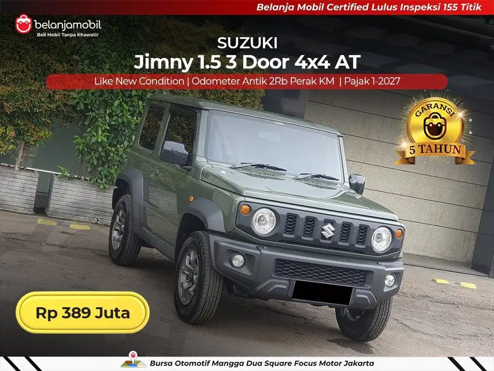 [ KM ANTIK 2RB ] Suzuki Jimny 1.5 3 Door 4x4 AT 2023/2024