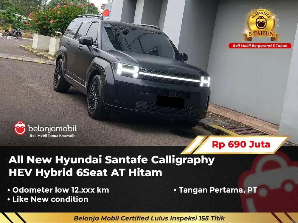 [ KM LOW ] Hyundai Santafe Santa Fe Calligraphy Hybrid 2024/2025