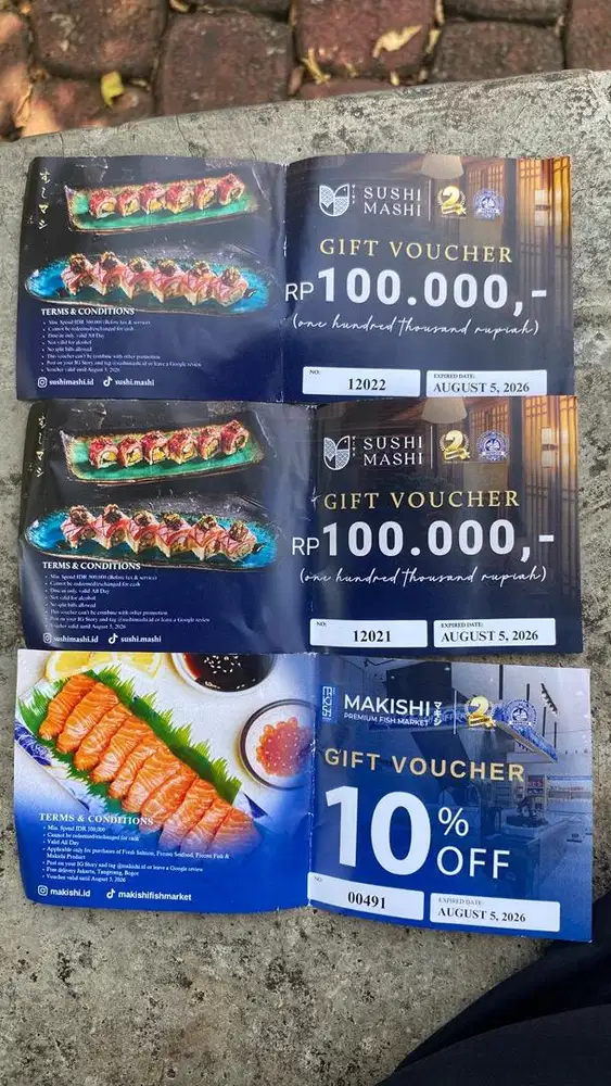 SUSHI MASHI GIFT VOUCHER