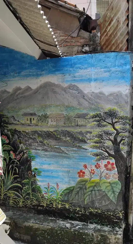 Jasa Lukis Pemandangan dinding