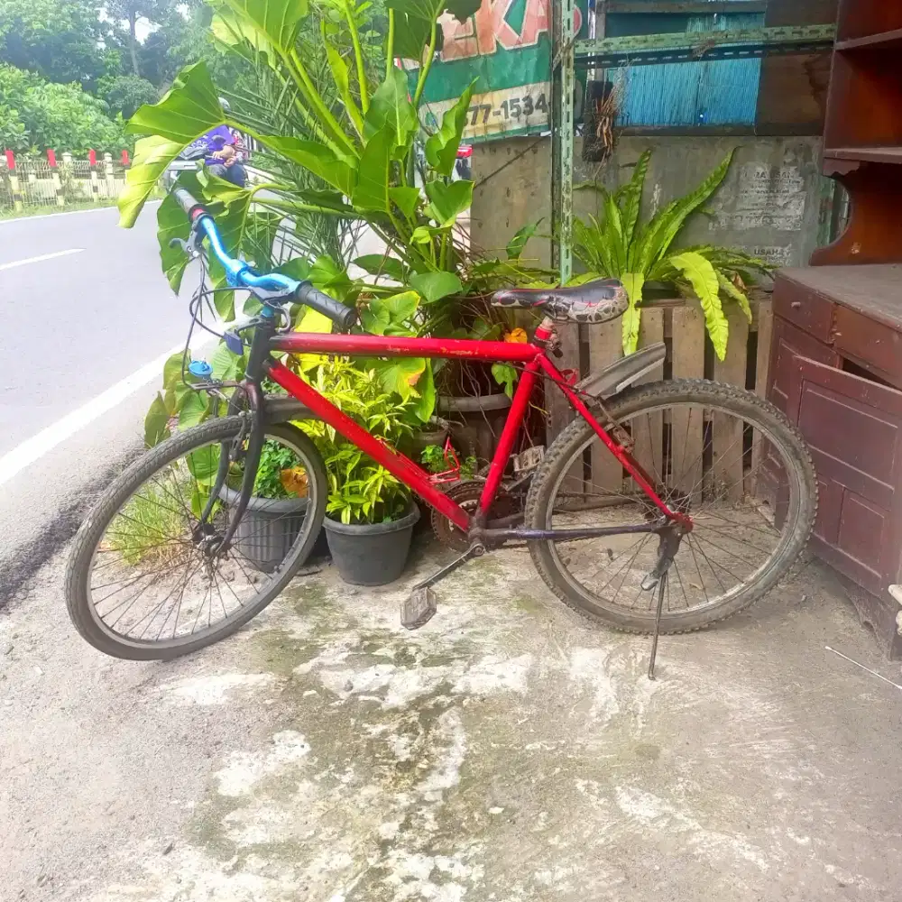 Sepeda MTB Vintage Klasik 26 Inch • Komponen Campuran Jual Apa Adanya