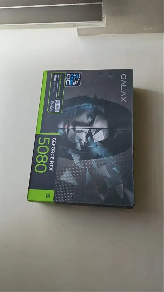 GPU GALAX RTX 5080 GDDR7 VRAM 16 GB 1-Click OC black (GPU Only)