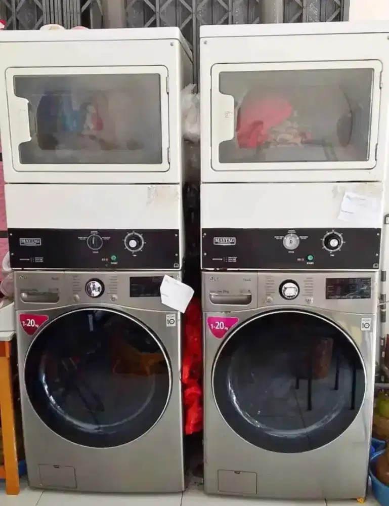 Jual 2 pasang alat laundry LG dan maytag