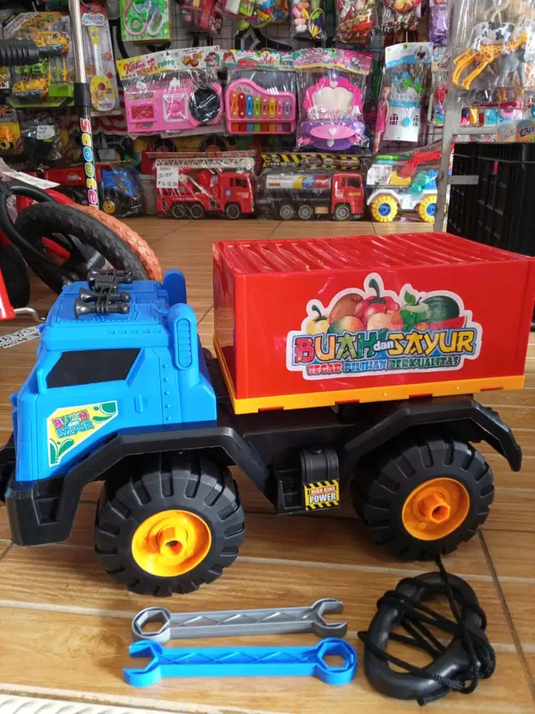 mainan anak truck box sayur