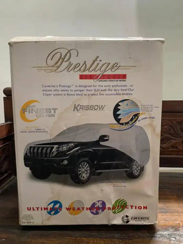 DIJUAL CEPAT, PRESTIGE KRISBOW CAR COVER/SARUNG MOBIL uk. SUV C
