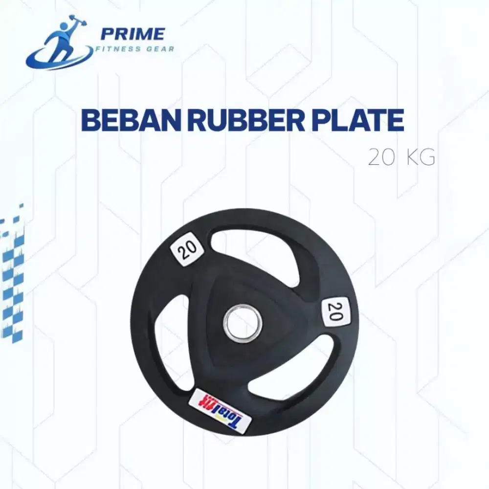RUBBER PLATE 20 Kg DIAMETER 3 & 5