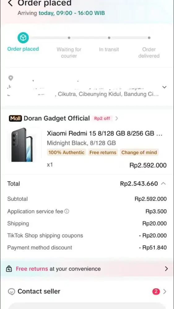 XIOMI REDMI 15 8/128