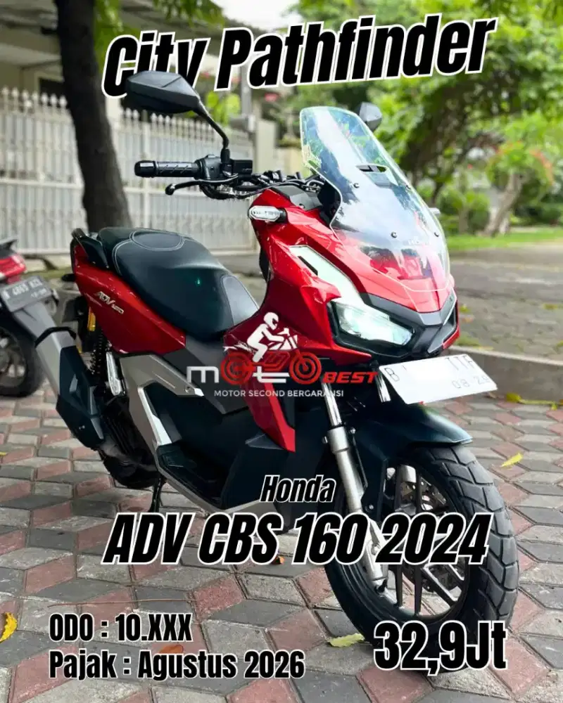 Cash Only Honda ADV 160cc CBS 2024 istimewa