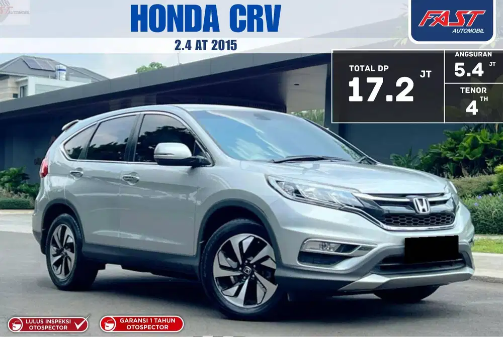 LOW KM GARANSI 1THN DP 17JT HONDA CRV 2.4 AT SERVICE RECORD