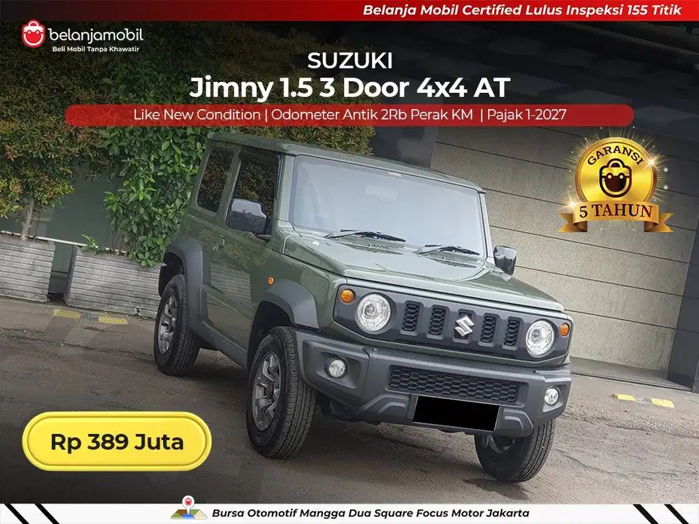 [ KM ANTIK 2RB ] Suzuki Jimny 1.5 3 Door 4x4 AT 2023 2024