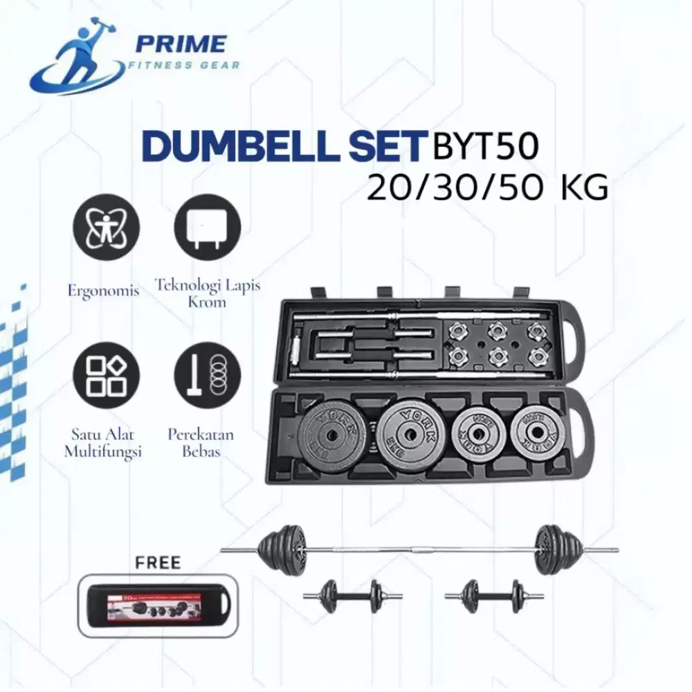 DUMBELL SET 50 KG