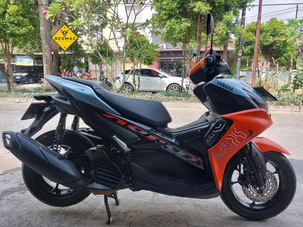 (DP 300 Rb)‼️ Aerox Connected Biru Orange 2024 Cash & Kredit