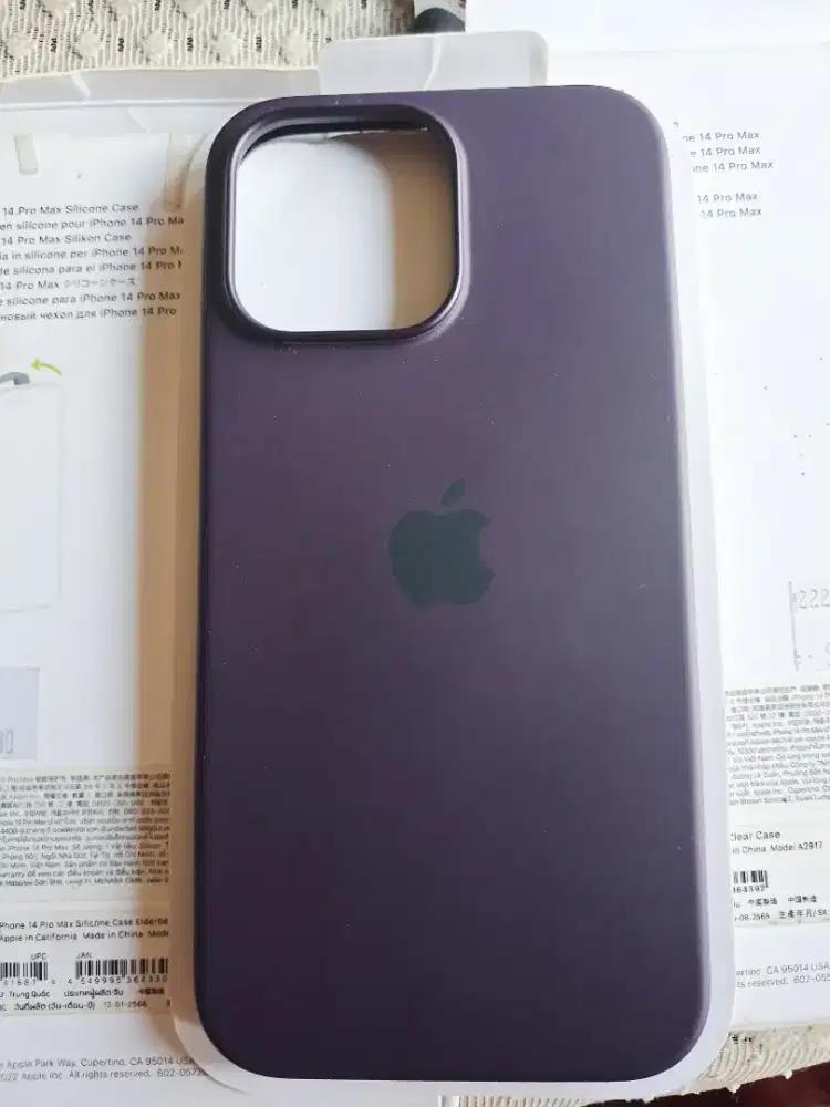 Jual silicone case 14 pro max ori apple