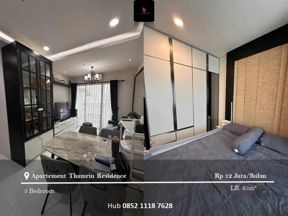Disewakan Apartement Thamrin Residence Full Furnished 2BR Low Floor