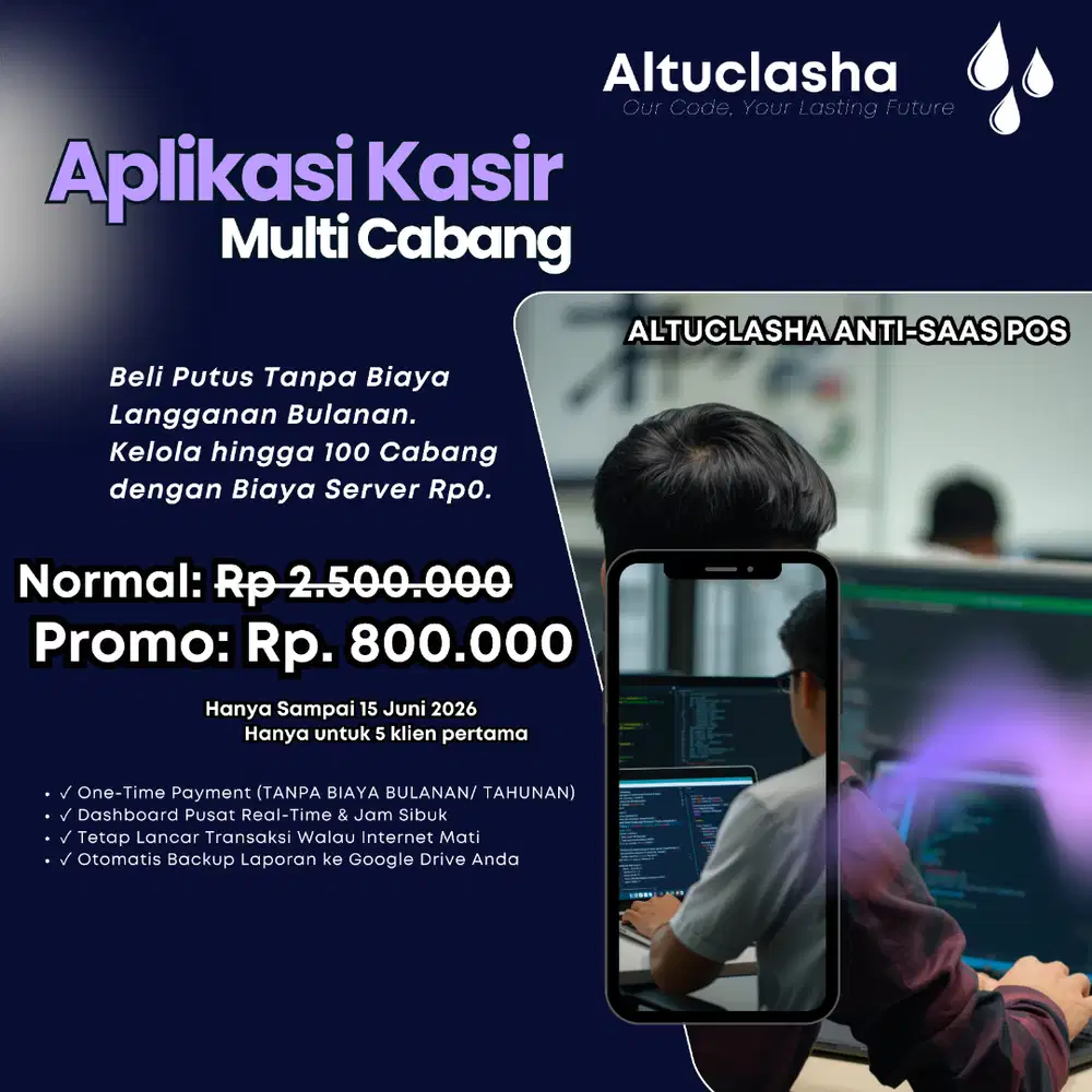 Jasa pembuatan website, software dan aplikasi (full custom)