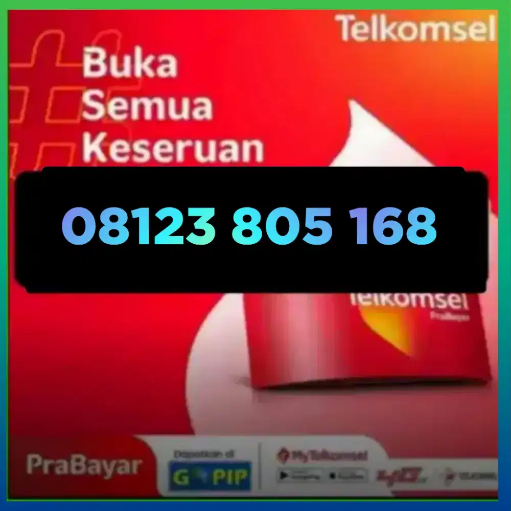 Novel nomor Cantik simpati Telkomsel hoki ilufa. Bos 168
