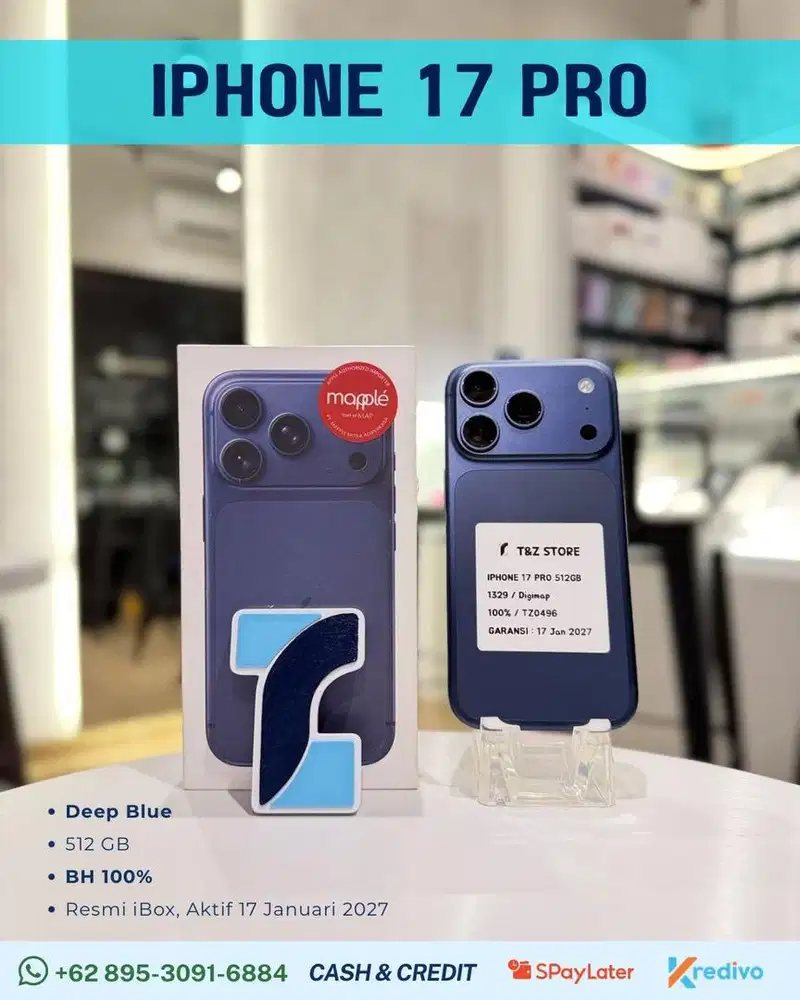 IPHONE 17 PRO 512GB - DEEP BLUE
