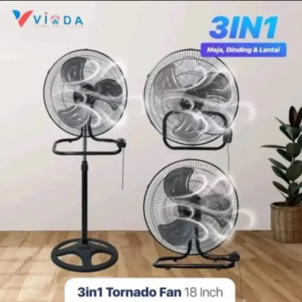 Kipas angin besi 3in1