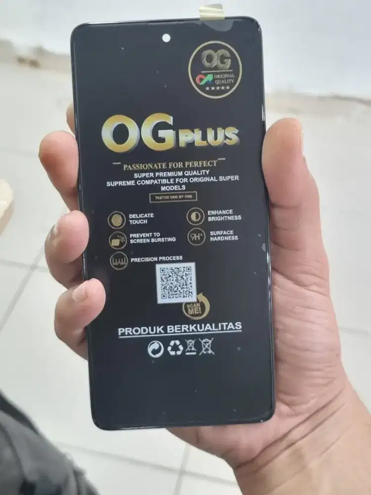 Lcd + Touchscreen samsung a71 incell Plus Frame OG Plus