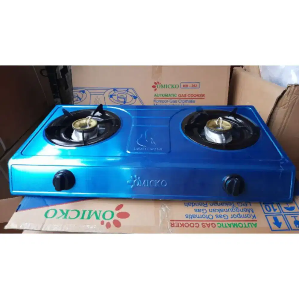 Kompor stainless 2 tungku