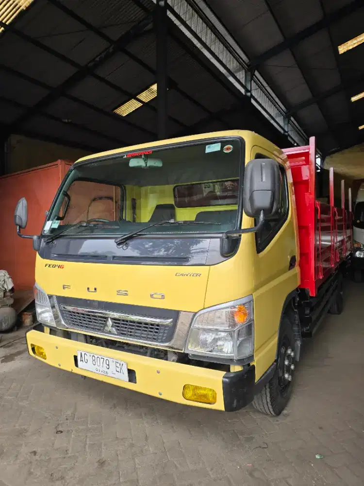 FS Mitsubisihi Canter FE84GN 136HDL Bak Besi 3Way 2022 Pmk 2023 LowOdo