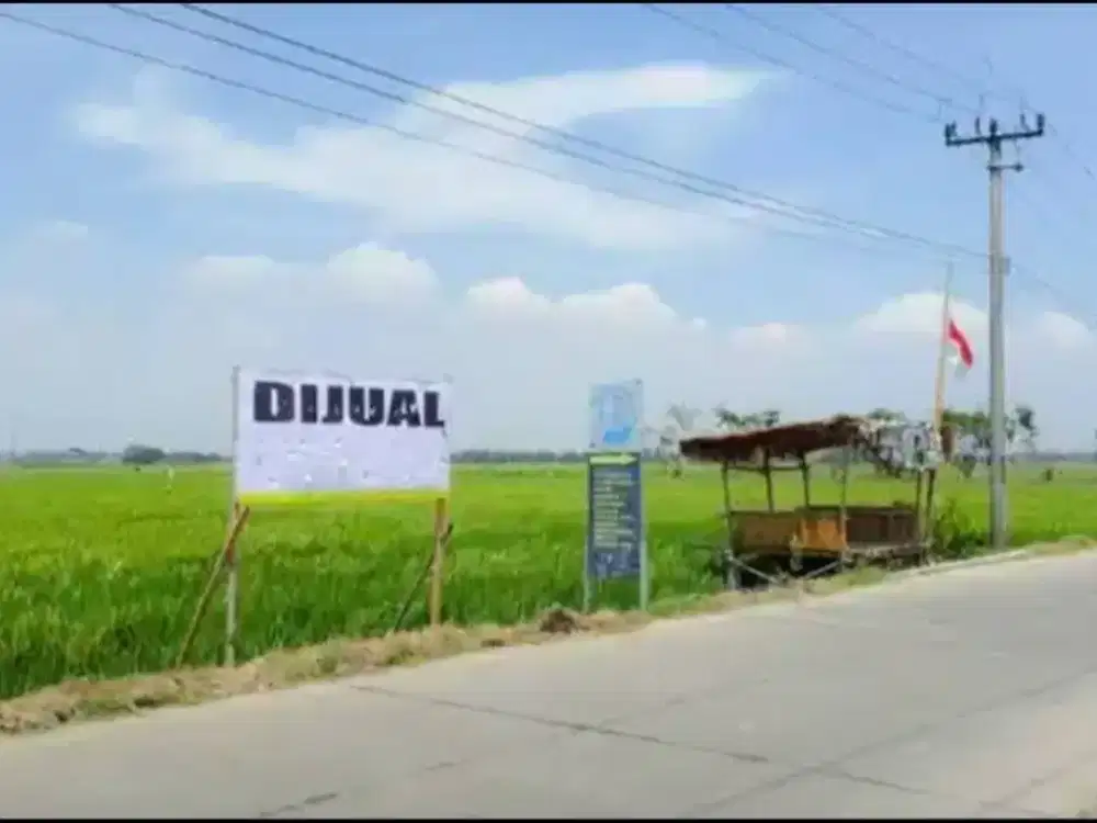 Dijual Tanah premium strategis di pinggir jalan di Karawang Barat ,Jawa Barat