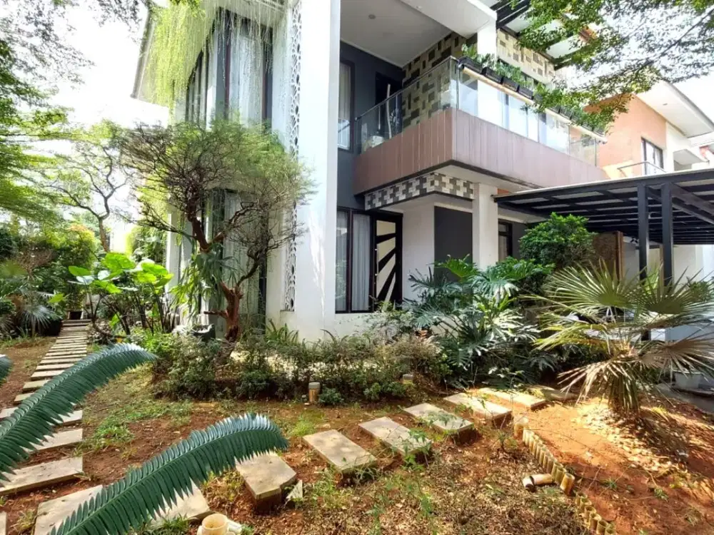 Rumah Hadap Selatan 2 Lantai Semi Furnished bisa Nego di Bintaro Sektor 9