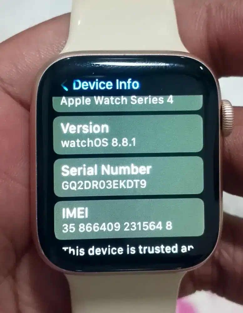 Apple Watch Seri 4 44mm 16gb gps cell layak pakai