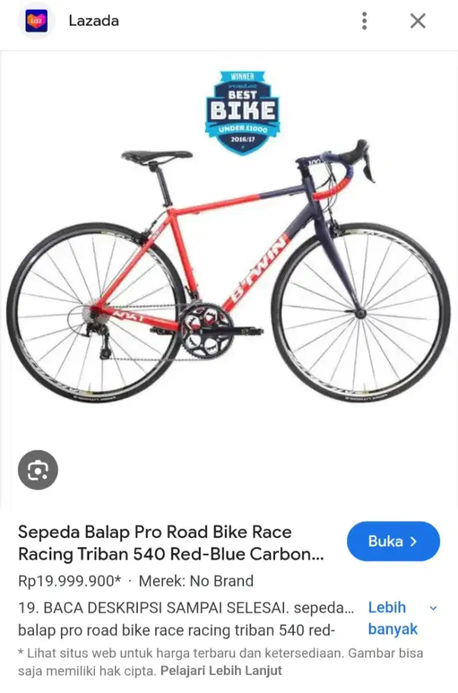 Frames sett Roadbike Btwin size M