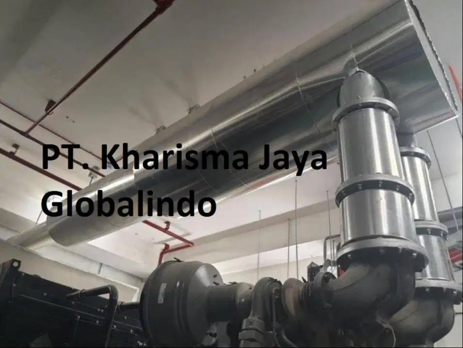 Silencer Exhaust Genset - PT. Kharisma Jaya Globalindo