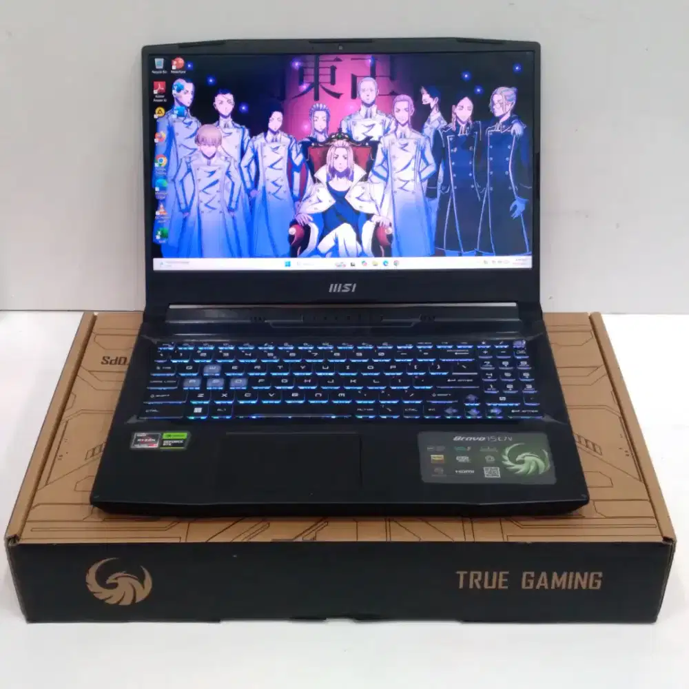 Laptop MSI Bravo 15 c7v Ryzen 7 VGA RTX 4060 (8GB) RAM 16/ SSD 512 GB