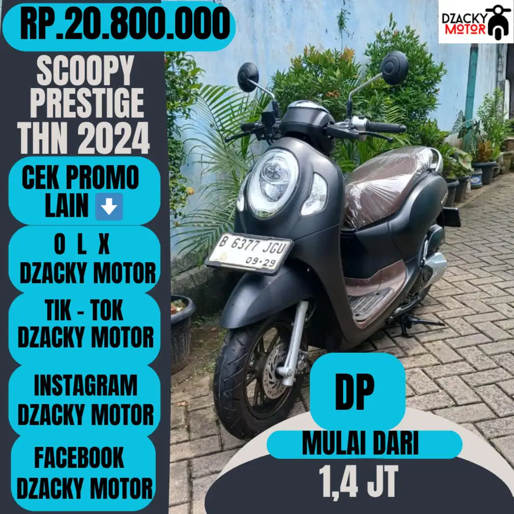 SCOOPY PRESTIGE THN 2024 SECOND LIKE NEW