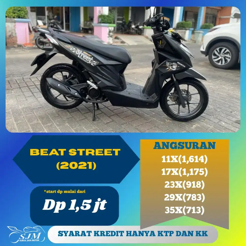 HONDA BEAT STREET 2021 CASH & KREDIT