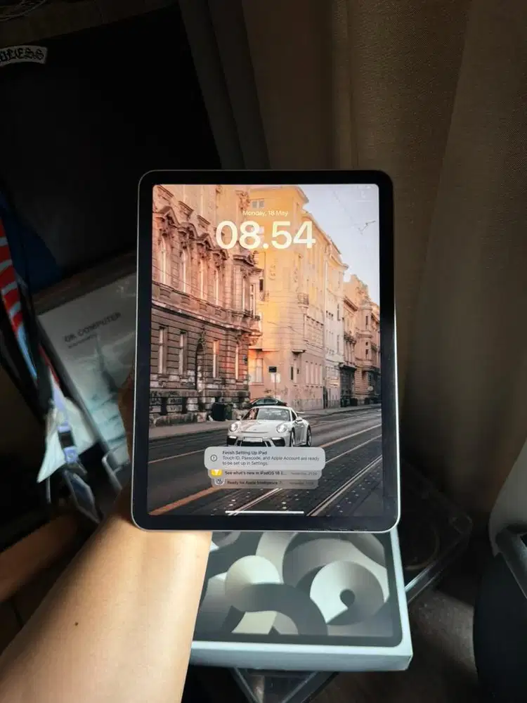 ipad air 5 M1 64gb wifi only ibox + keyboard gojodooq