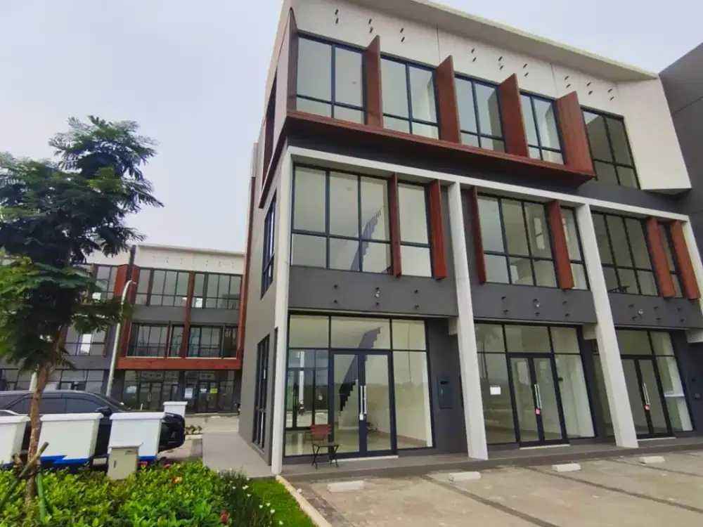 Ruko Hoek 2 Fasad West Village BSD Hadap Genesis School