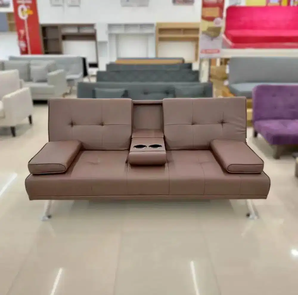 Sofa bed geni kulit