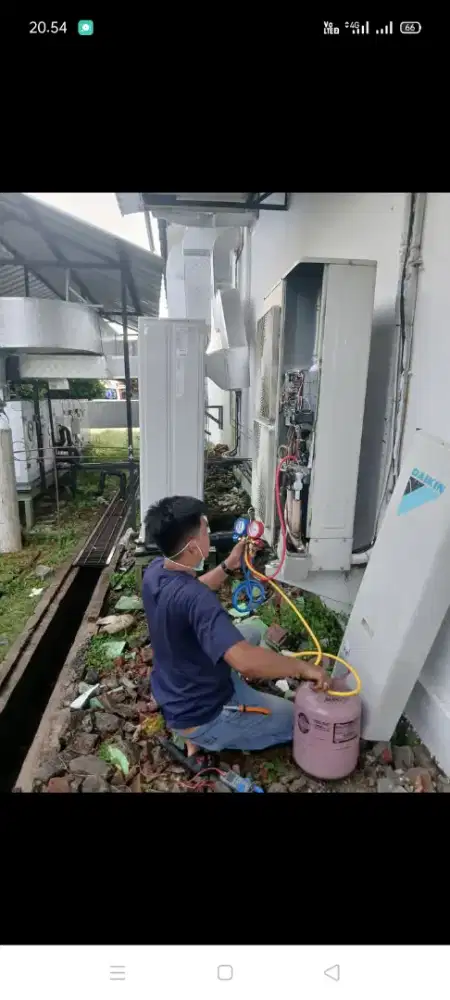 Jasa servis AC kulkas mesin cuci kompa air dll bergaransi