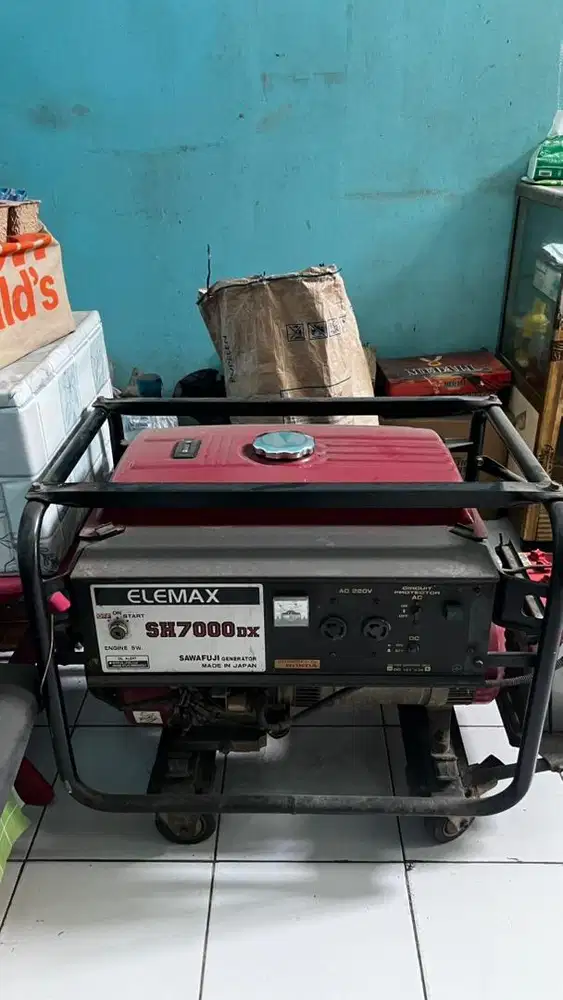 Genset Jepang SH7000DX Engine Honda + Alternator Sawafuji