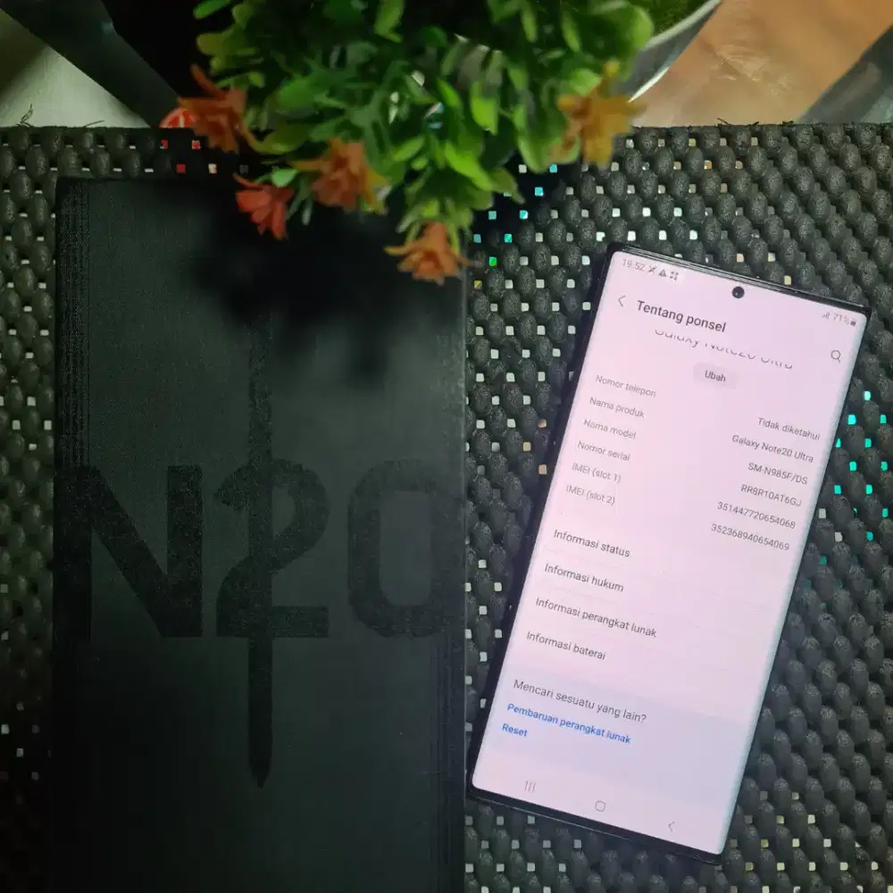 Samsung Galaxy Note 20 Ultra 8/256GB SEIN Fullset Mulus Normal