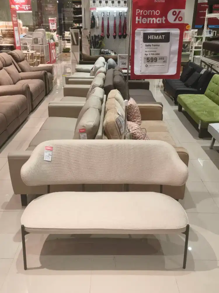 Sofa 2 Seater Baru Murah