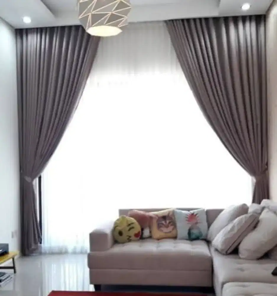 Gorden tirai rumah minimalis kantor dan hotel costum
