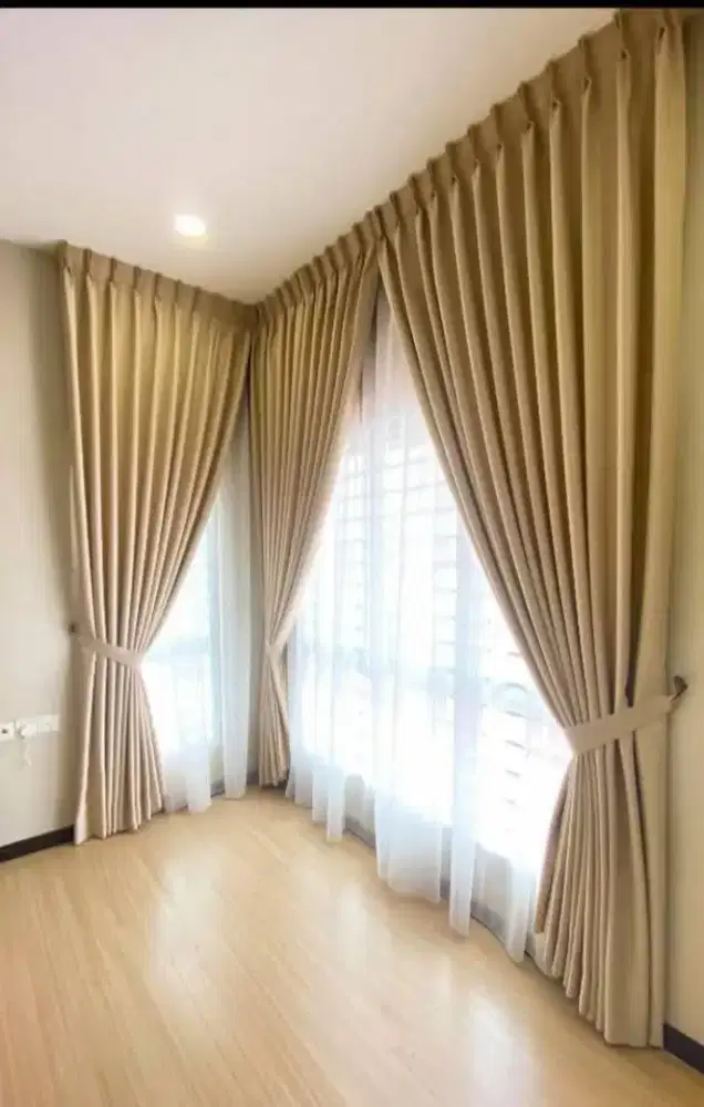 Gorden tirai rumah minimalis kantor dan hotel costum