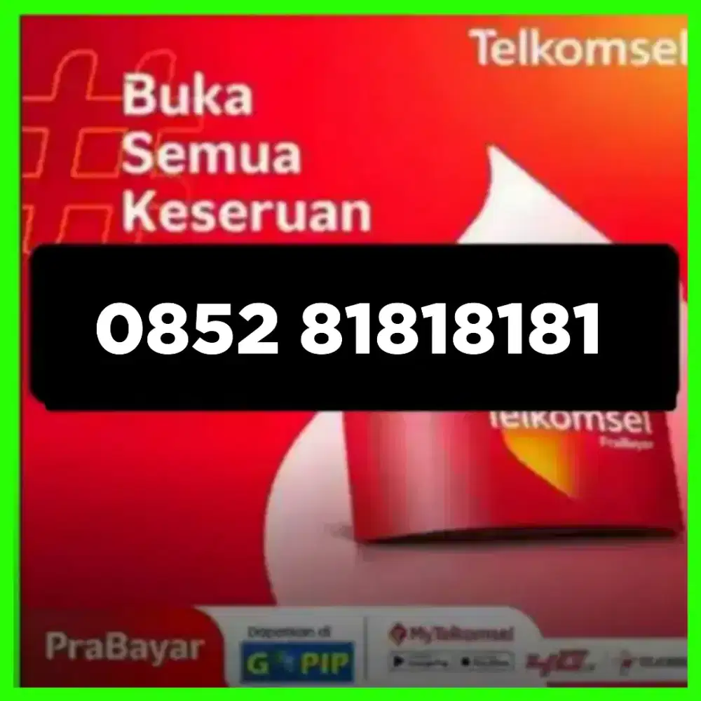 Piano nomor Cantik simpati Telkomsel 12 digit