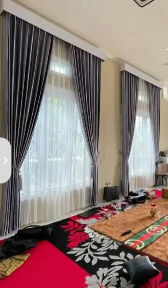 Gorden tirai rumah minimalis kantor dan hotel costum