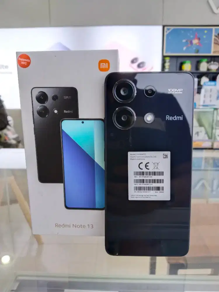 EX Demo Xiaomi Redmi Note 13 8GB/256GB Like New, Komplit, Original