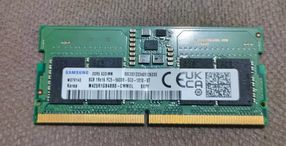 Ram sodimm ddr5 5600 8gb