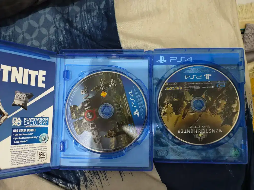 BD PS4 megapack Gow - Hor & Monster hunter