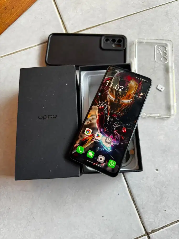 Oppo Reno 6 (4G) ram 8g layar amoled normal belum bongkar