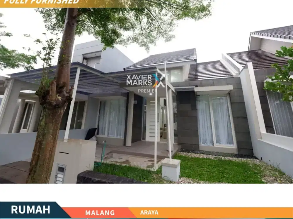 Dijual Rumah Full Furnish Modern Minimalis di Brassia Hill Araya